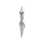 Pandantiv pumnal din argint 925 – talisman handmade pentru bărbați, simbol al forței, în stil boho rustic | Art Diva