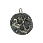 Pandantiv „Credință • Iubire • Speranță” din argint 925 – talisman pentru forță și liniște interioară, bijuterie sculpturală în stil boho și rustic | Art Diva
