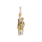 Pandantiv „Unitatea familiei” din argint 925 cu accente aurii – talisman pentru unitate, iubire și protecția familiei, bijuterie sculpturală handmade în stil boho și rustic | Art Diva