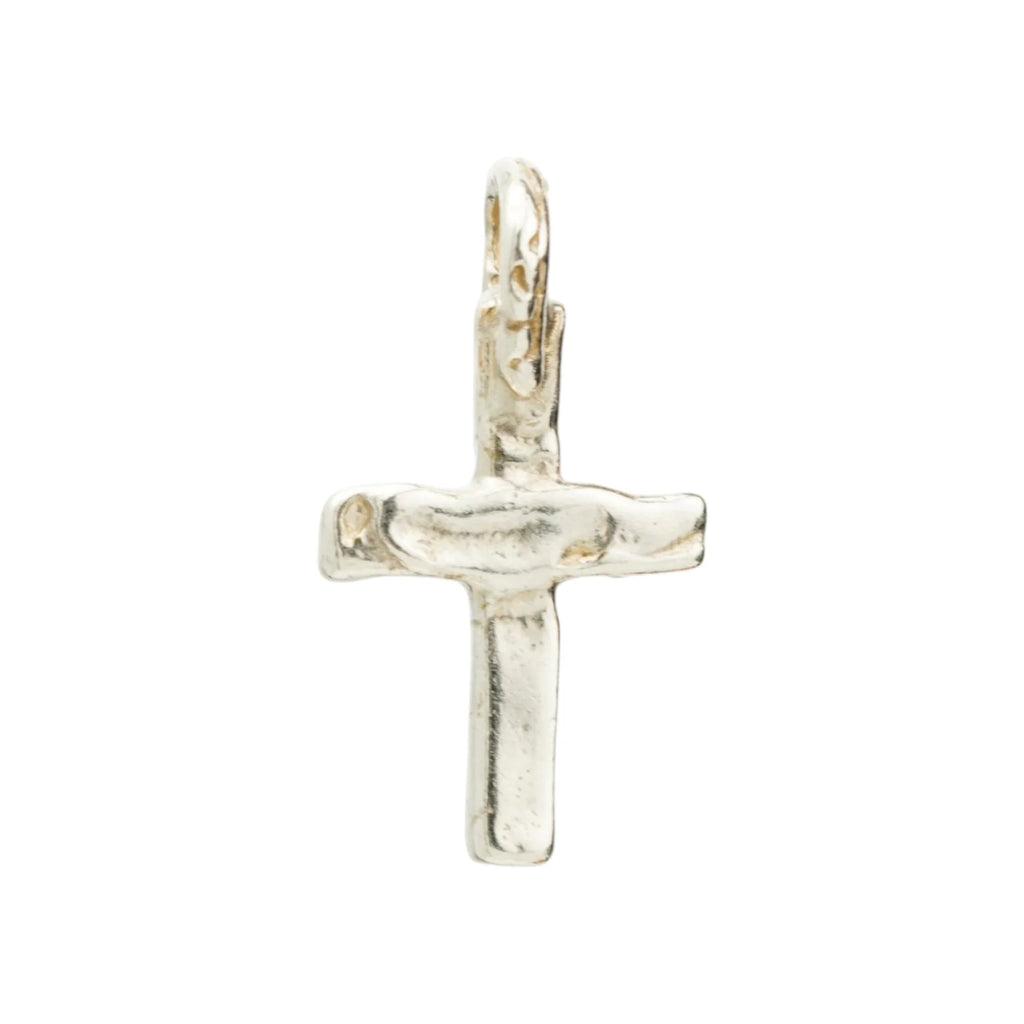 Pandantiv cruce din argint 925 – design minimalist realizat manual | Art Diva
