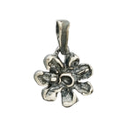 Pandantiv „Floare” din argint 925 – talisman boho al armoniei realizat manual, bijuterie sculpturală și cadou pentru mamă, fiică sau prietenă | Art Diva