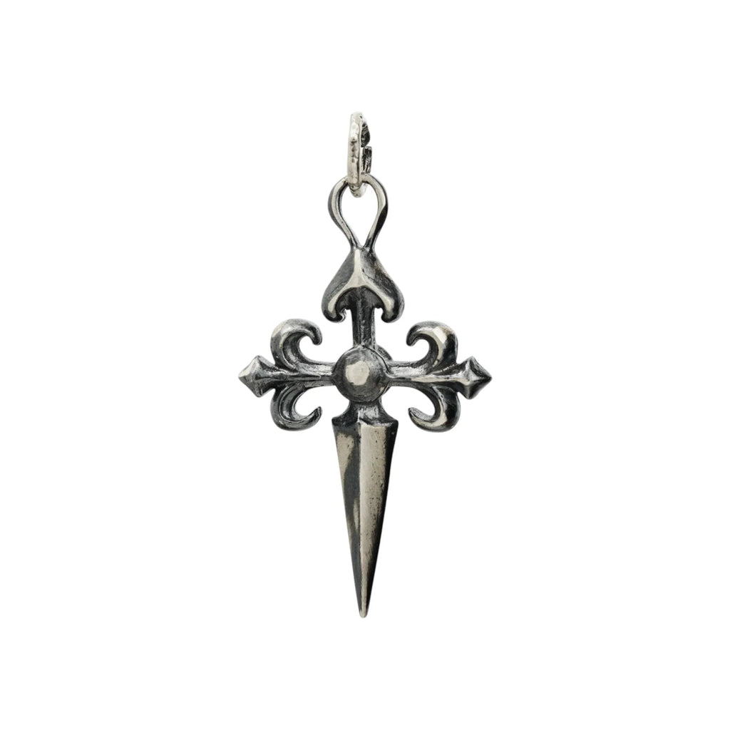 Pandantiv „Cruce Ornamentală Mare” pentru bărbați din argint 925 – design artistic, simbol al forței spirituale și al protecției | Art Diva