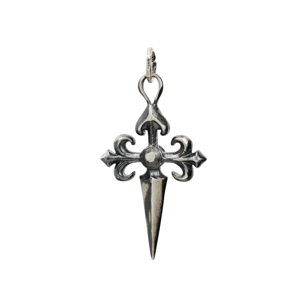 Pandantiv „Cruce Ornamentală Mare” pentru bărbați din argint 925 – design artistic, simbol al forței spirituale și al protecției | Art Diva