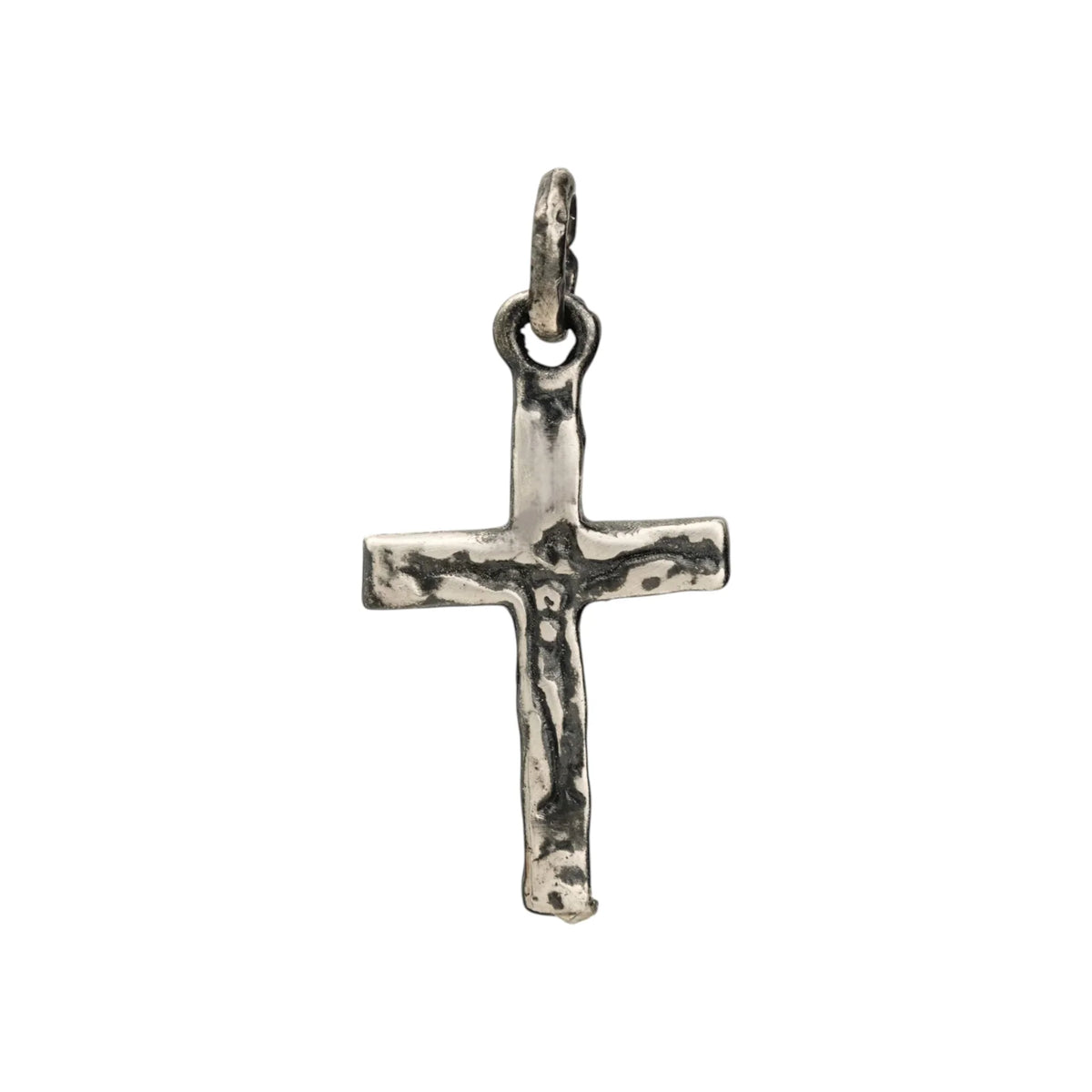 Pandantiv cruce „Răstignirea” pentru bărbați din argint sterling 925 cu Iisus Hristos – realizat manual | Art Diva