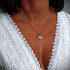 Pandantiv „Inimă” din argint 925, realizat manual – talisman pentru iubire și protecție în stil boho și rustic | Art Diva