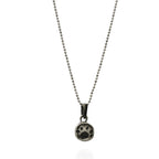 Pandantiv „Lăbuță” din argint 925 – talisman boho pentru iubirea de animale, bijuterie sculpturală și cadou pentru iubitorii de câini sau pisici | Art Diva