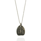 Pandantiv „Familie” din argint 925 – talisman realizat manual pentru iubire și protecție, bijuterie sculpturală în stil boho-rustic | Art Diva