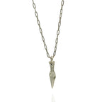 Pandantiv pumnal din argint 925 – talisman handmade pentru bărbați, simbol al forței, în stil boho rustic | Art Diva