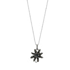 Element „Floare de colț” din argint 925 – talisman boho al armoniei realizat manual, bijuterie sculpturală și cadou pentru mamă, fiică sau prietenă | Art Diva
