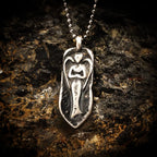 Pandantiv înger păzitor din argint 925 oxidat – talisman pentru protecție și forță interioară, bijuterie handmade, Art Diva