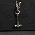 Pandantiv Ciocanul lui Thor pentru bărbați din argint 925 – bijuterie sculpturală handmade boho, Art Diva