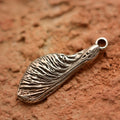 Pandantiv sămânță de arțar din argint 925 – talisman handmade al speranței și al noului început, Art Diva