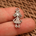 Pandantiv Mica prințesă din argint 925 – talisman handmade boho pentru fiică, soră sau nepoată, Art Diva