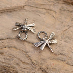 Pandantiv Libelulă din argint 925 – talisman pentru schimbare și creștere spirituală, bijuterie sculpturală realizată manual în stil boho, cadou ideal pentru mamă, fiică sau prietenă | Art Diva