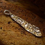 Pandantiv din argint 925 „Aripă de libelulă” | Simbol al ușurinței și al transformării | Bijuterie sculpturală în stil boho și rustic | Art Diva