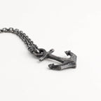Pandantiv Ancoră pentru bărbați din argint 925 – talisman realizat manual pentru forță și stabilitate, bijuterie sculpturală | Art Diva
